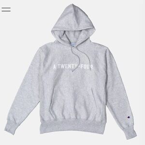 A24 Champion Light heather Gray Hoodie